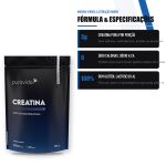 Creatina Monohidratada 100% Pura Micronizada 300g Puravida
