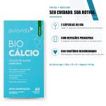 Bio Calcio Algas Marinhas 60 Capsulas Puravida