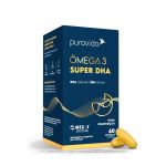 Omega 3 Super DHA Concentrado 60 Capsulas Puravida