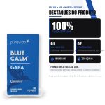 Blue Calm Gaba Suporte Relaxamento 60 Capsulas Puravida