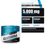 Glutamina Micronizada 100% Pura 300g Shark Pro