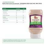 Molho Maionese com Alho Zero Calorias 335g Mrs Taste