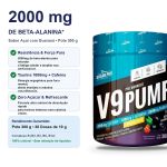 Pre Treino V9 Pump 300g Beta Alanina Shark Pro