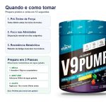Pre Treino V9 Pump 300g Beta Alanina Shark Pro
