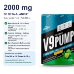 Pre Treino V9 Pump 300g Beta Alanina Shark Pro