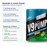 Pre Treino V9 Pump 300g Beta Alanina Shark Pro