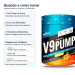Pre Treino V9 Pump 300g Beta Alanina Shark Pro