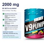 Pre Treino V9 Pump 300g Beta Alanina Shark Pro
