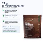 Whey Protein Isolado 22g Proteina 450g Sabores Puravida