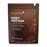 Whey Protein Isolado 22g Proteina 450g Sabores Puravida