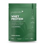 Whey Protein Isolado 22g Proteina 450g Sabores Puravida