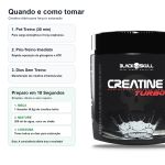 Creatina Turbo 300g com Maltodextrina Black Skull