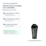 Coqueteleira Shaker Fume 800ml Livre BPA Dux Nutrition