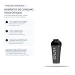 Coqueteleira Shaker Fume 800ml Livre BPA Dux Nutrition