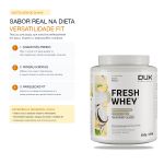 Fresh Whey Proteina Pote 450g Sabores Dux Nutrition