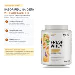 Fresh Whey Proteina Pote 450g Sabores Dux Nutrition