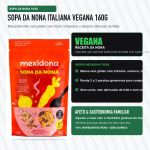 Sopa Canja Natural sem Gluten 90g a 160g Sabores Mexidona