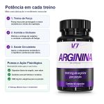 L Arginina 550mg 60 Capsulas Oxido Nitrico V7 Energy