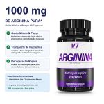 L Arginina 550mg 60 Capsulas Oxido Nitrico V7 Energy
