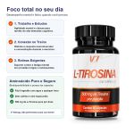 L Tirosina 500mg 60 Capsulas Foco e Energia V7 Energy