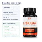 L Tirosina 500mg 60 Capsulas Foco e Energia V7 Energy