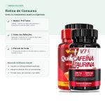 Kit Quitosana 60Caps L Tirosina Cafeina Taurina V7 Energy