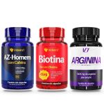 Kit Multivitaminico Homem Barba e Cabelos Arginina Videira7