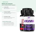 Kit Cafeina Taurina L Tirosina Arginina 550mg V7 Energy