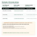 Kit Cafeina Taurina L Tirosina Arginina 550mg V7 Energy