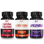 Kit Cafeina Taurina L Tirosina Arginina 550mg V7 Energy