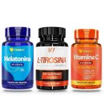Kit Melatonina Maracuja L Tirosina Vitamina C Videira7