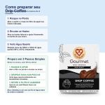 Cafe Drip 100 Arabica Gourmet Sache 3 Coracoes
