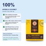 Cafe Drip 100 Arabica Gourmet Sache 3 Coracoes