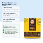 Cafe Drip 100 Arabica Gourmet Sache 3 Coracoes
