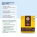 Cafe Drip 100 Arabica Gourmet Sache 3 Coracoes