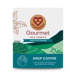 Cafe Drip 100 Arabica Gourmet Sache 3 Coracoes