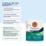 Cafe Drip 100 Arabica Gourmet Sache 3 Coracoes