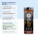 Cappuccino 15g Proteina Power 250ml Zero Acucar 3 Coracoes