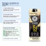 Cappuccino 15g Proteina Power 250ml Zero Acucar 3 Coracoes