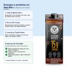 Cappuccino 15g Proteina Power 250ml Zero Acucar 3 Coracoes