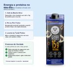 Cappuccino 15g Proteina Power 250ml Zero Acucar 3 Coracoes