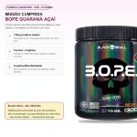 Pre Treino BOPE 300g Sabores Black Skull