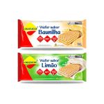Kit 2 Wafer Diet Stevia Baunilha e Limao 115g Lowcucar