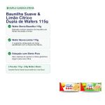 Kit 2 Wafer Diet Stevia Baunilha e Limao 115g Lowcucar