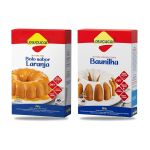 Kit 2 Mistura Bolo Diet Laranja Baunilha 150g Lowcucar
