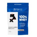 Whey 100 Concentrado 21g Refil 900g Max Titanium
