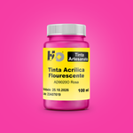 AD9020O Tinta Acrílica Fluorescente Rosa Pote 100ml