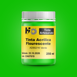 AD9021K Tinta Acrílica Fluorescente Verde Pote 250ml