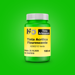 AD9021O Tinta Acrílica Fluorescente Verde Pote 100ml