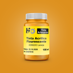 AD9022O Tinta Acrílica Fluorescente Laranja Pote 100ml